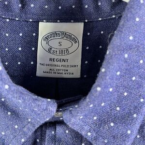 Brooks Brothers long‎ sleeve button-down classic dress men's shirt size small